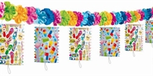 FESTONE SUMMER PARTY CON LANTERNE 360CM