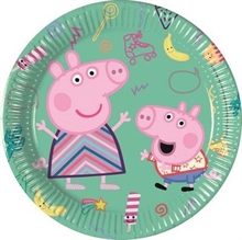 PIATTO 20CM PEPPA PIG MESSY 8PZ