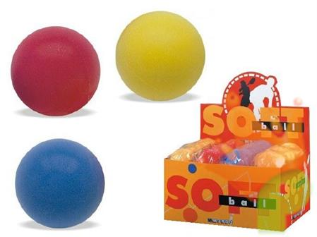 PALLINA SPUGNA SOFT BALL D. 7CM 3PZ