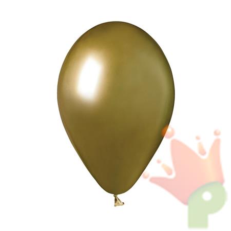 PALLONCINI 13INCH 33CM GLOSSY GOLD 50PZ