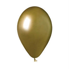 PALLONCINI 13INCH 33CM GLOSSY GOLD 50PZ