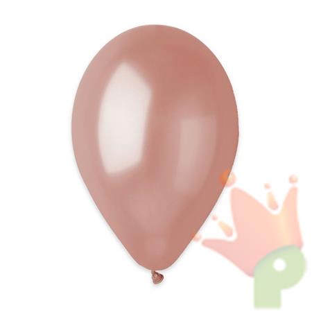 PALLONCINI 12INCH - 30CM ROSE GOLD METAL 100PZ