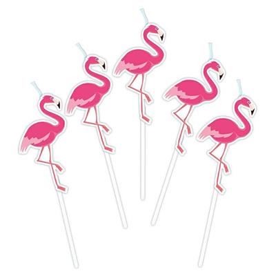 CANDELINE PICKS 8CM FENICOTTERO 5PZ