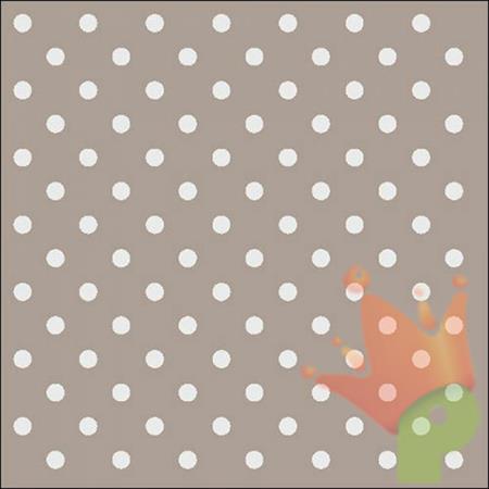 TOVAGLIOLI 33X33 3V DOTS TAUPE 20PZ