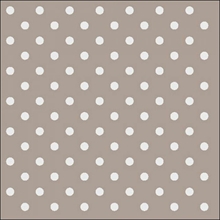 TOVAGLIOLI 33X33 3V DOTS TAUPE 20PZ