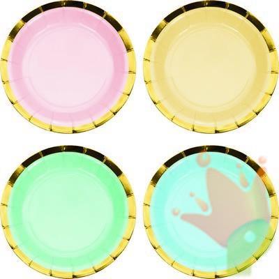 PIATTI 18CM PASTEL CELEBRATION 8PZ