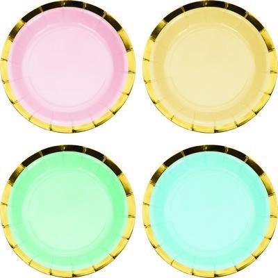 PIATTI 18CM PASTEL CELEBRATION 8PZ