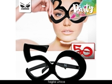 OCCHIALI PARTY 50 NERO