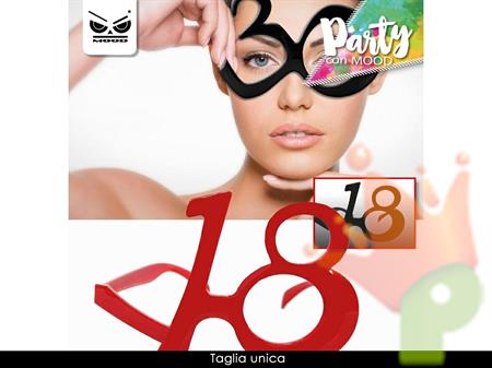 OCCHIALI PARTY 18 ANNI