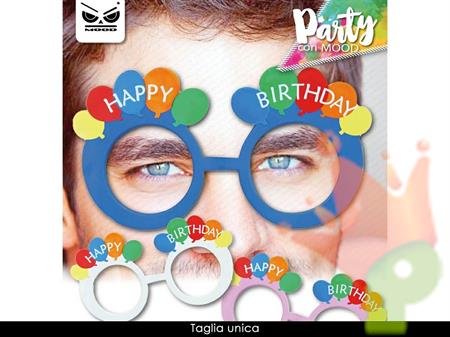 OCCHIALI BALLOONS BIRTHDAY