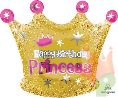 PALLONCINO SUPERSHAPE 50X40CM CORONA PRINCIPESSA