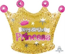PALLONCINO SUPERSHAPE 50X40CM CORONA PRINCIPESSA