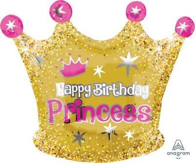 PALLONCINO SUPERSHAPE 50X40CM CORONA PRINCIPESSA