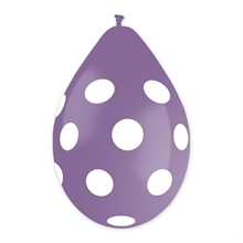 PALLONCINI 12INCH - 30CM ALL AROUND POIS GLICINE 10PZ