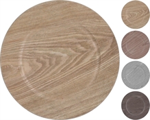 PIATTO 33CM EFFETTO LEGNO 33CM