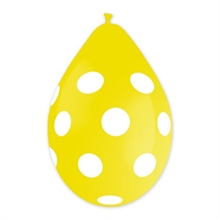 PALLONCINI 12INCH - 30CM ALL AROUND POIS GIALLO 10PZ