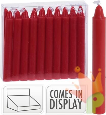 CANDELE ROSSE 10CM 20PZ