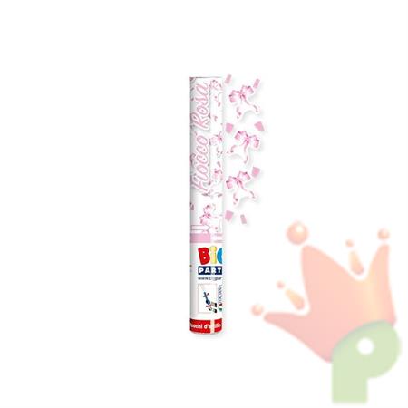 SPARACORIANDOLI 30CM FIOCCO ROSA