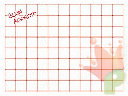 TOVAGLIETTA 30X40 BUON APPETITO ROSSO 250PZ