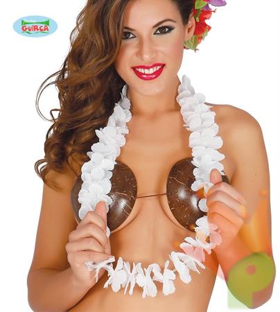 COLLANA HAWAIANA BIANCA