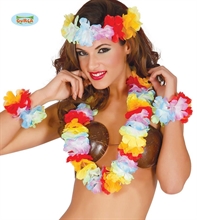 SET HAWAIANO MULTICOLORE EXTRA
