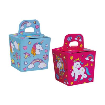 SCATOLINA PER DOLCI/CARAMELLE UNICORNO 6 PZ