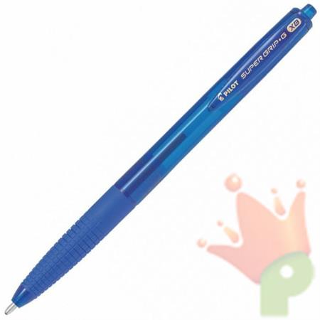 PENNA SUPER GRIP A SCATTO FINE BLU