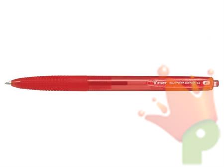 PENNA SUPER GRIP A SCATTO FINE ROSSO