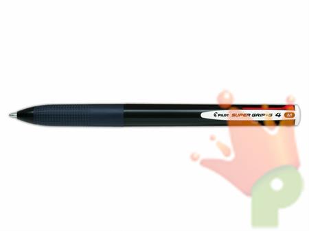 PENNA SUPER GRIP 4 COLORI NERA