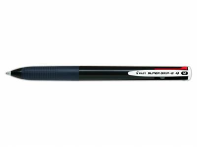 PENNA SUPER GRIP 4 COLORI NERA