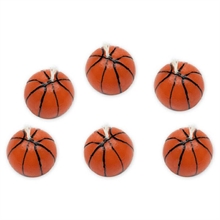 CANDELINA PALLONE BASKET 3CM 6PZ