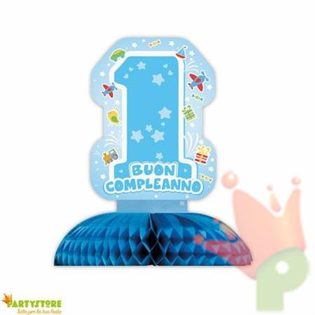 CENTROTAVOLA 28X32CM ONE LIGHT BLUE