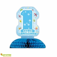 CENTROTAVOLA 28X32CM ONE LIGHT BLUE
