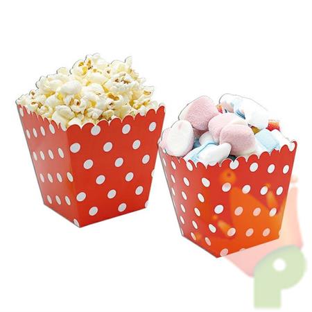 SWEETY BOX 6,5X8X6,5CM POIS ROSSO 6PZ