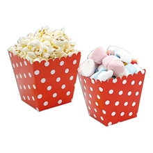 SWEETY BOX 6,5X8X6,5CM POIS ROSSO 6PZ