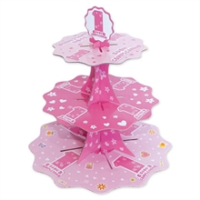 ALZATINA 3 PIANI 35-26-21X H.35CM ONE PINK