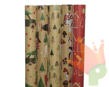 CARTA REGALO 70X200CM 60GR NATALIZIA