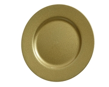 SOTTOPIATTO IN PLASTICA 25CM ORO