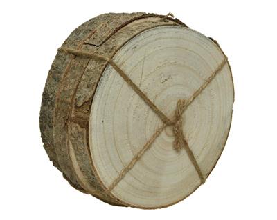 DISCO DI LEGNO 16 CM 3PZ