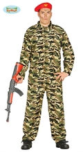 COSTUME SOLDATO ADULTO  TAGLIA L 52 54