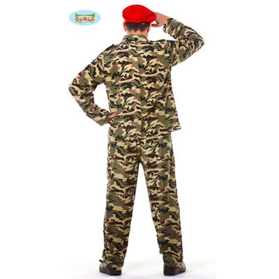 COSTUME SOLDATO ADULTO  TAGLIA L 52 54