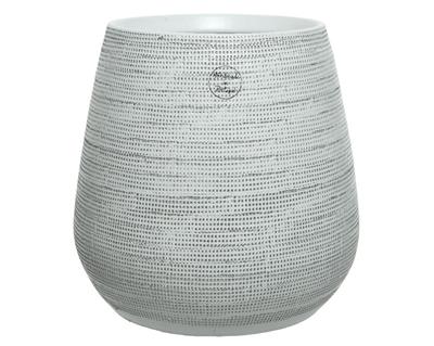 VASO TERRACOTTA 26X26X25CM BIANCO