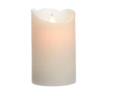CANDELA LED 7,5X12,5CM CREMA