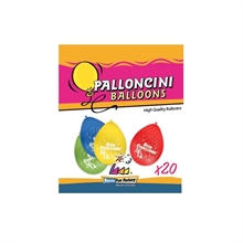 PALLONCINI 9INCH MULTICOLOR BUON COMPLEANNO 20PZ