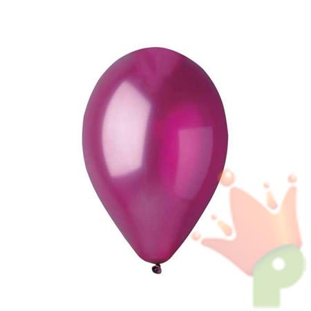 PALLONCINI 12INCH 30CM BURGUNDY METAL 100PZ