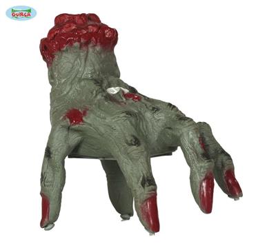 MANO ZOMBIE VIVENTE CON SUONO E MOVIMENTO 20CM