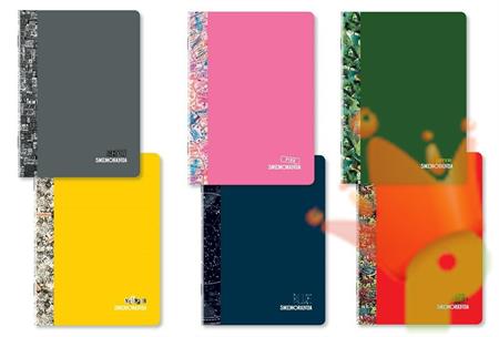 QUADERNO MAXI A4 SEICOLORI SMEMORANDA RIGO 5MM