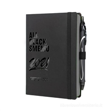 AGENDA ALL BLACK SMEMO 12 MESI GIORNALIERA