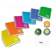 QUADERNO A6 ONECOLOR A SPIRALE RIGO 1R
