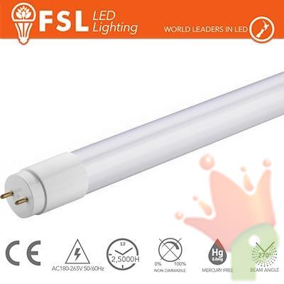 TUBO VETRO LED T8 22W 2000LM 6500K G13 28X1212MM